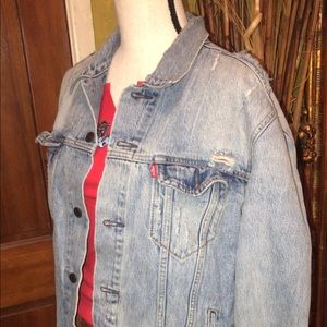 Levi’s distressed jean jacket